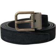 Riem D&amp;G zwarte suede leren riem