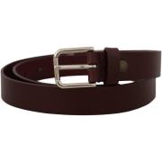 Riem D&amp;G Bourgondische leren riem voor heren