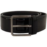 Riem D&amp;G zwarte leren riem