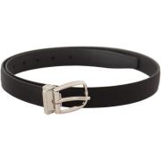 Riem D&amp;G zwarte leren riem