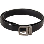 Riem D&amp;G zwarte lakleren riem