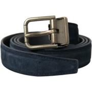 Riem D&amp;G Suede lederen gouden gesp riem