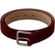 Riem D&amp;G rode fluwelen riem voor dames