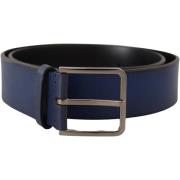 Riem D&amp;G klassieke leren riem voor heren in blauw