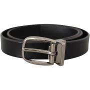 Riem D&amp;G Klassieke lederen metalen riem met logo