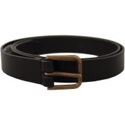 Riem D&amp;G Messing Logo Gegraveerde Gesp Riem