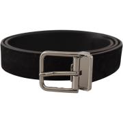 Riem D&amp;G Suede Leren Riem voor Heren - Zwart