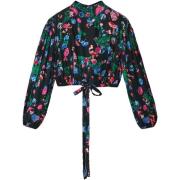 Overhemd Desigual Dames Blouse met bloemenprint Zwart