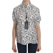 Overhemd D&amp;G Muziekinstrument Blouse Shirt met kraag