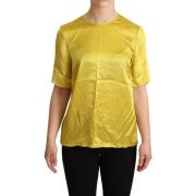 Overhemd D&amp;G Zijden blouse T-shirt met korte mouwen