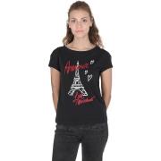 T-shirt Love Moschino Zwart katoenen T-shirt van