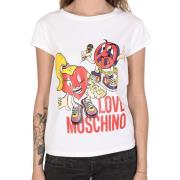 T-shirt Love Moschino Katoenen Spandex T-Shirt