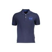 T-shirt La Martina marineblauw poloshirt voor heren