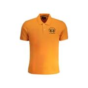 T-shirt La Martina Heren Polo Shirt Oranje