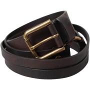 Riem D&amp;G Leren gouden gesp riem