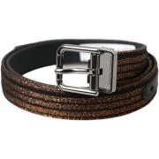 Riem D&amp;G Koperen Glitter Leren Riem