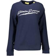 Sweater Philipp Plein Sport Signature Sweatshirt Met Ronde Hals - Navy