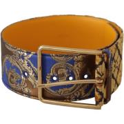 Riem D&amp;G Brokaat Riem met Luipaardprint - Multicolor