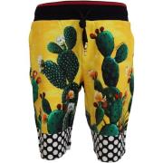 Korte Broek D&amp;G Katoenen sweatshort met cactusprint