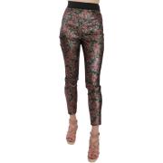 Broek D&amp;G Dames Floral Brocade Broek - Groen