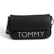 Tas Tommy Hilfiger Zwarte polyurethaan handtas