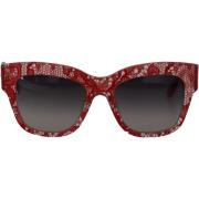 Zonnebril D&amp;G Dolce Gabbana Lace ZonnebrilRood Kant