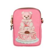 Handtas Moschino Moschino Teddy Cake Crossbody Tas - Roze