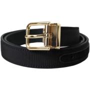 Riem D&amp;G Grosgrain Lint Riem Gouden Gesp