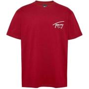 T-shirt Tommy Jeans Signature Logo Crew T-Shirt Regatta Red