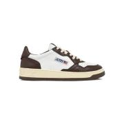 Lage Sneakers Autry Medalist Low Bicolor - White/Chestnut