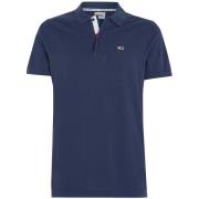 T-shirt Tommy Jeans Slim Flag Placket Polo Shirt Twilight Navy