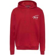 Sweater Tommy Jeans Signature Logo Graphic Hoodie Regatta Red