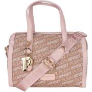 Handtas Philipp Plein Sport Monogram Crossbody Tas Roze