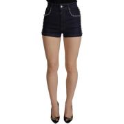 Korte Broek D&amp;G Denim Crystal Hot Pants Shorts