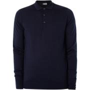 Polo Shirt Lange Mouw John Smedley Gebreid Poloshirt Met Lange Mouwen