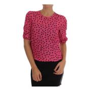 Overhemd D&amp;G Zijden blouse met stippen