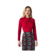 Blouse Minueto Top Red Klee - Red