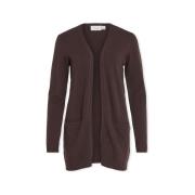 Mantel Only VILA Noos Ril Cardigan - Coffee Bean