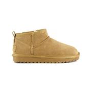 Enkellaarzen Colors of California Short winter boot in suede