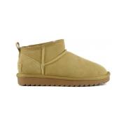 Enkellaarzen Colors of California Short winter boot in suede