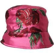 Hoed D&amp;G zijden bucket hat met rozenprint