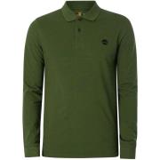 Polo Shirt Lange Mouw Timberland Slank, Langmouwig Millers River Pique...