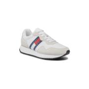 Sneakers Tommy Hilfiger Essential Runner Sneakers voor Heren - Wit