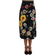 Rok D&amp;G Verfraaide Daisy brokaat rok