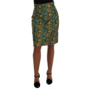 Rok D&amp;G Jacquard kokerrok met hoge taille