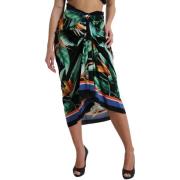 Rok D&amp;G Vogel van Paradijs Print Wrap Rok