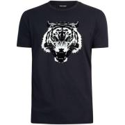 T-shirt Korte Mouw Antony Morato T-shirt met tijgerprint en grafische ...