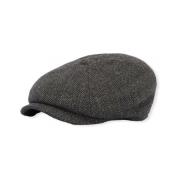 Pet Barbour Cap Fyne Tweed Baker Boy - Olive