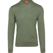 Sweater Suitable Merino Pullover Mid Groen