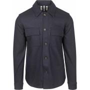 Sweater Profuomo Overshirt Knitted Wolmix Navy